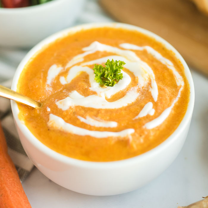 creamy carrot soup recipe