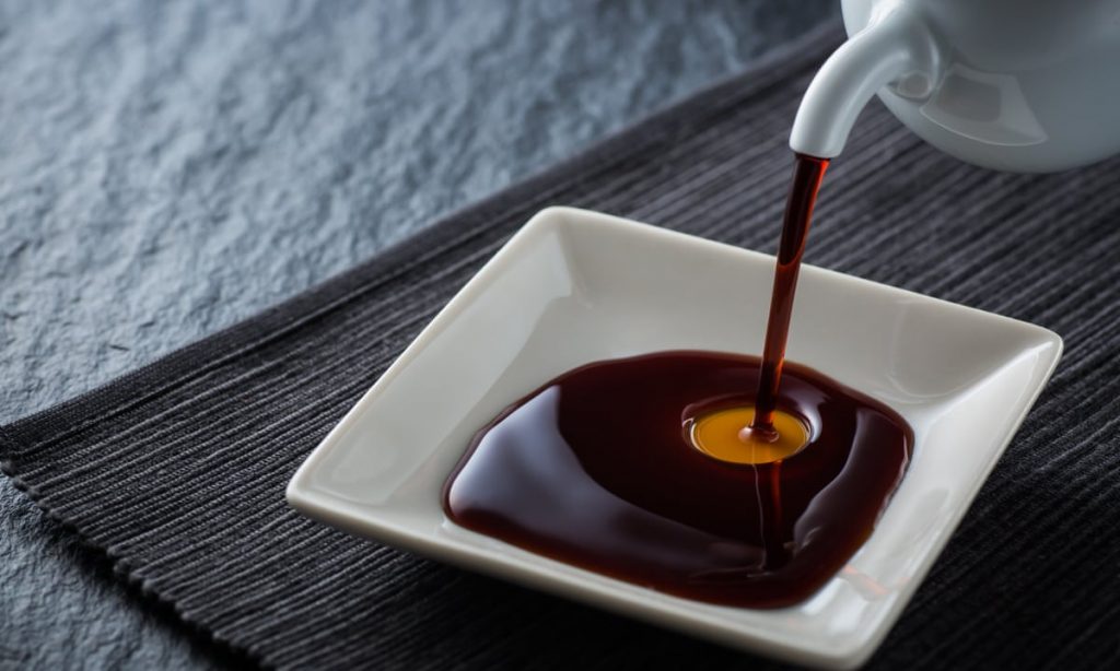 home made soy sauce image