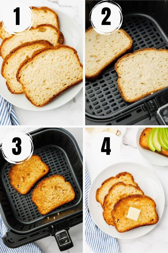 Air-Fryer-Toast-making-steps-cookingthursday.com