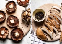 cleaning portobello mushrooms
