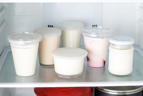 Frozen-sour-cream in freezer-cookingthursday.com