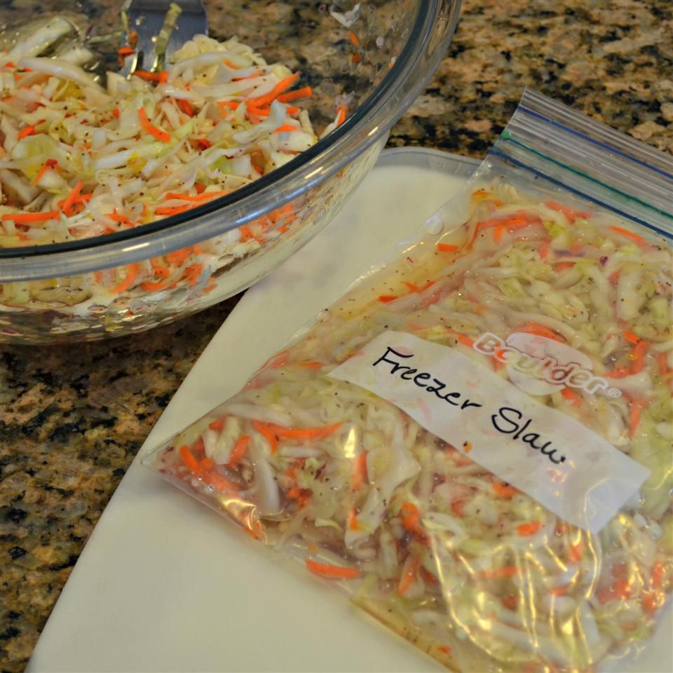 freezing coleslaw in bag-cookingthursday.com