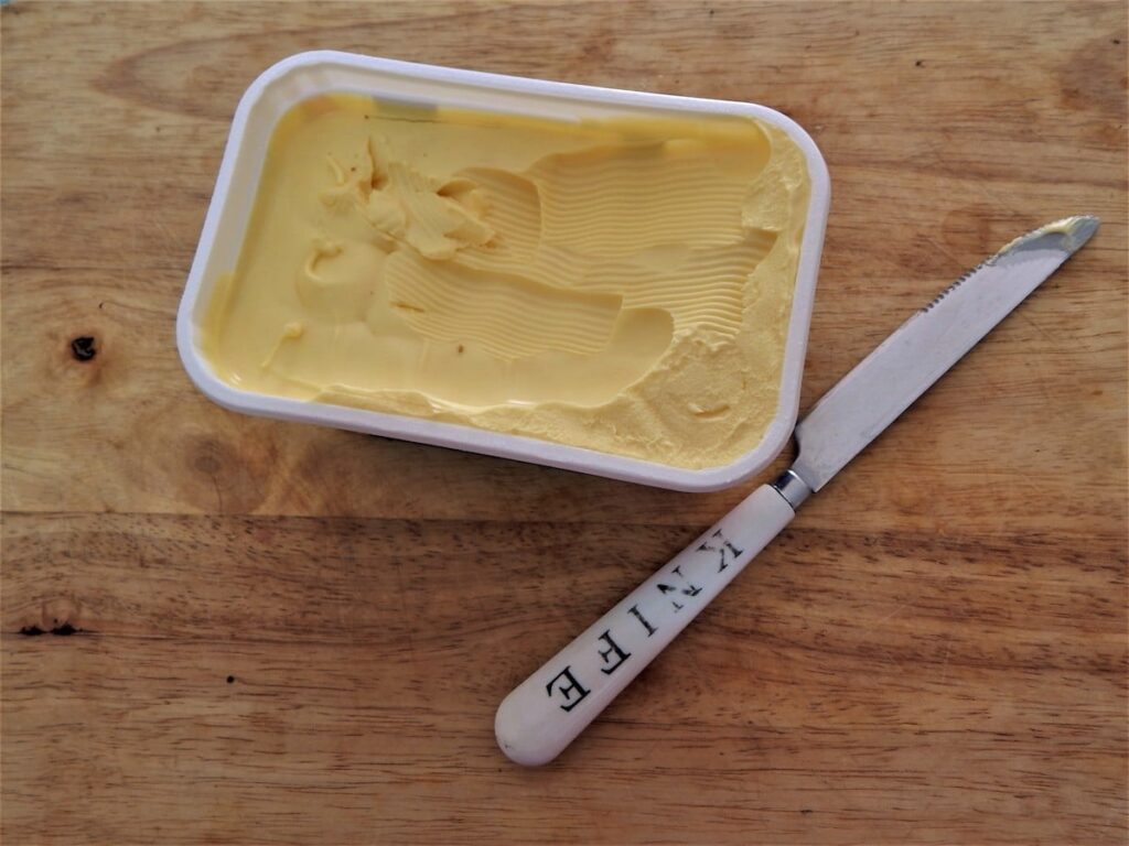 freezing whipped butter in plastic box-cookingthursday.com