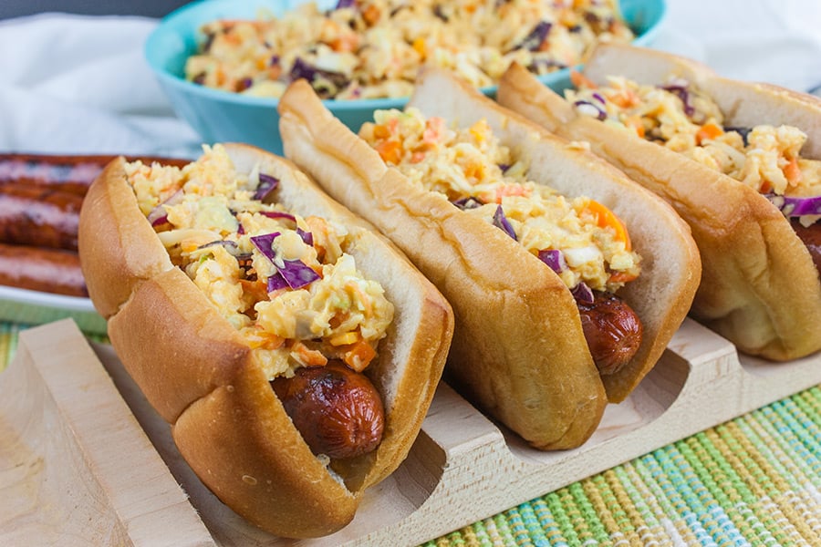 spicy microwaved hot dogs-cookingthursday.com